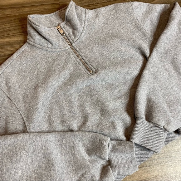 TNA cropped cozy quarter zip sweater - Picture 5 of 5